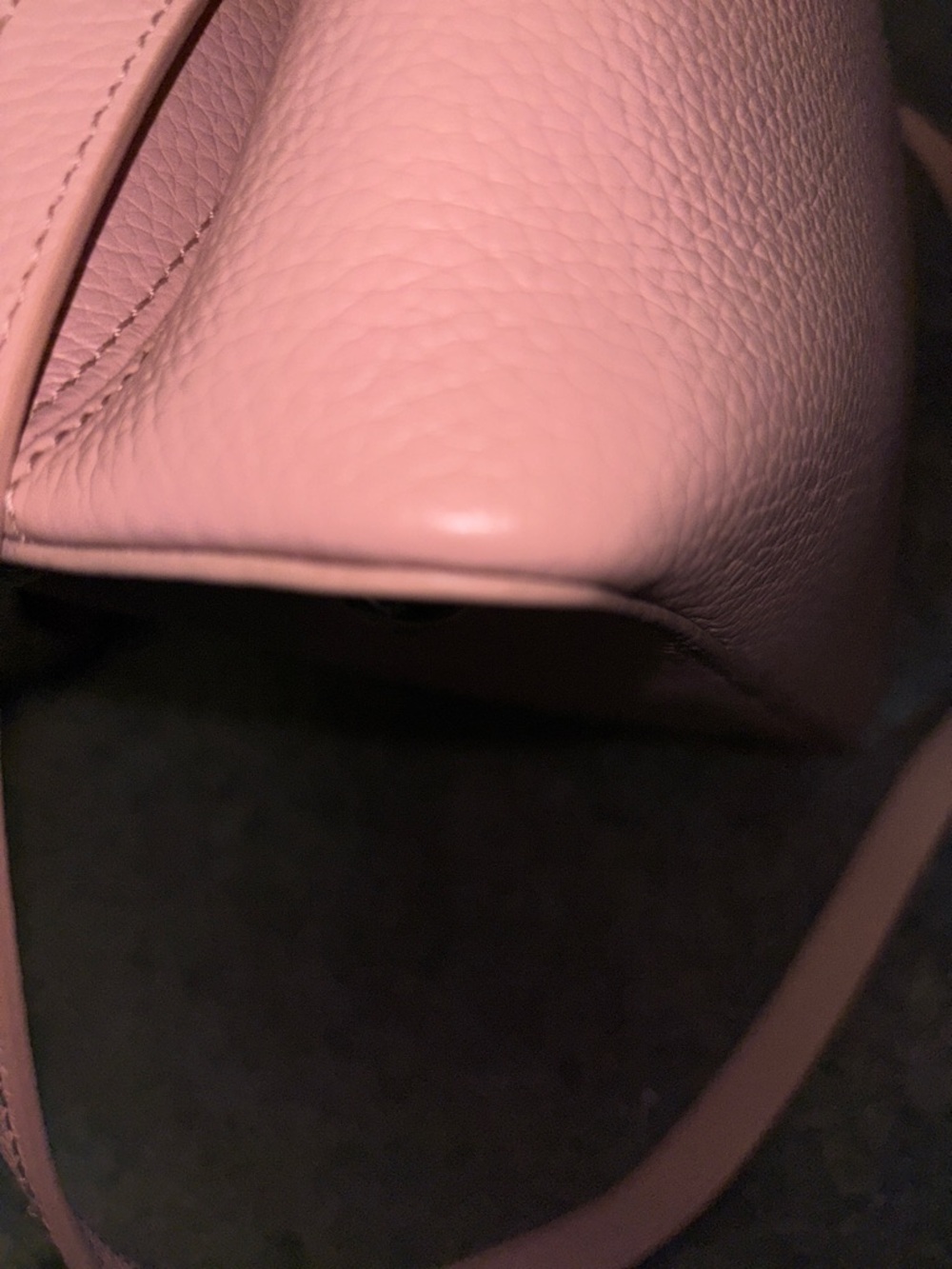 Louis Vuitton Pink Pebbled Leather Top-Handle Satchel with Stud Accents - Picture 6 of 13